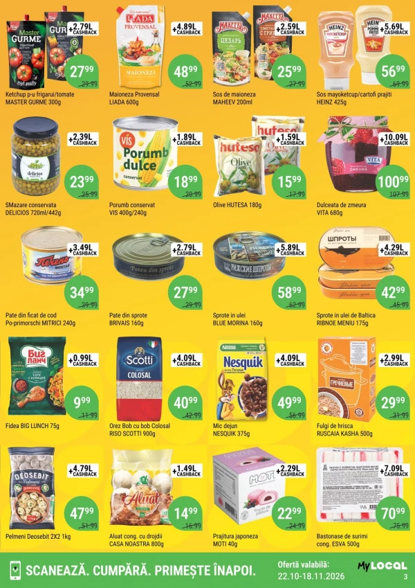 Catalog Local - Cashback catalog, pagina 3: reduceri și oferte 22 octombrie – 18 noiembrie 2026