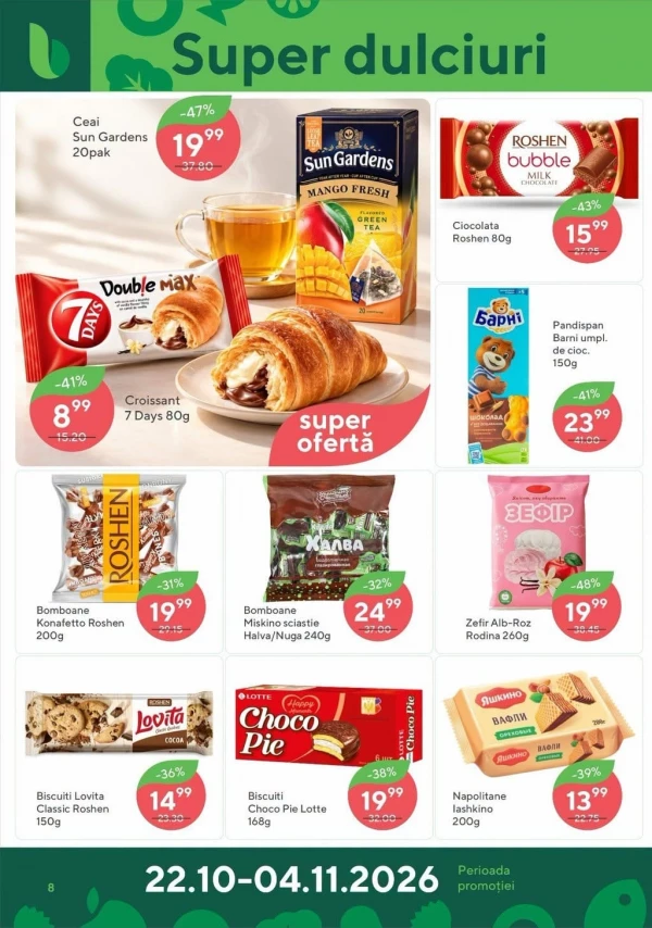 Catalog Bonus - Catalogul cu reduceri, pagina 8: reduceri și oferte 22 octombrie – 4 noiembrie 2026