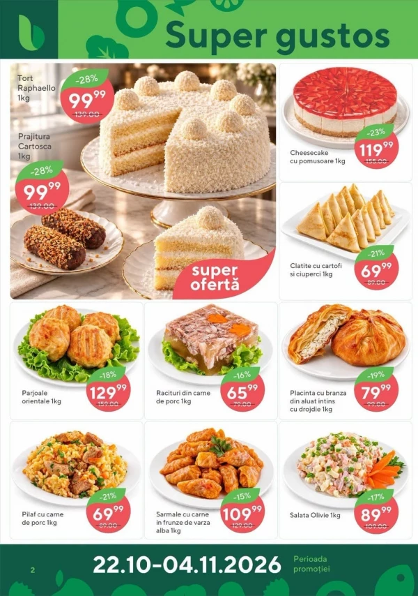 Catalog Bonus - Catalogul cu reduceri, pagina 2: reduceri și oferte 22 octombrie – 4 noiembrie 2026