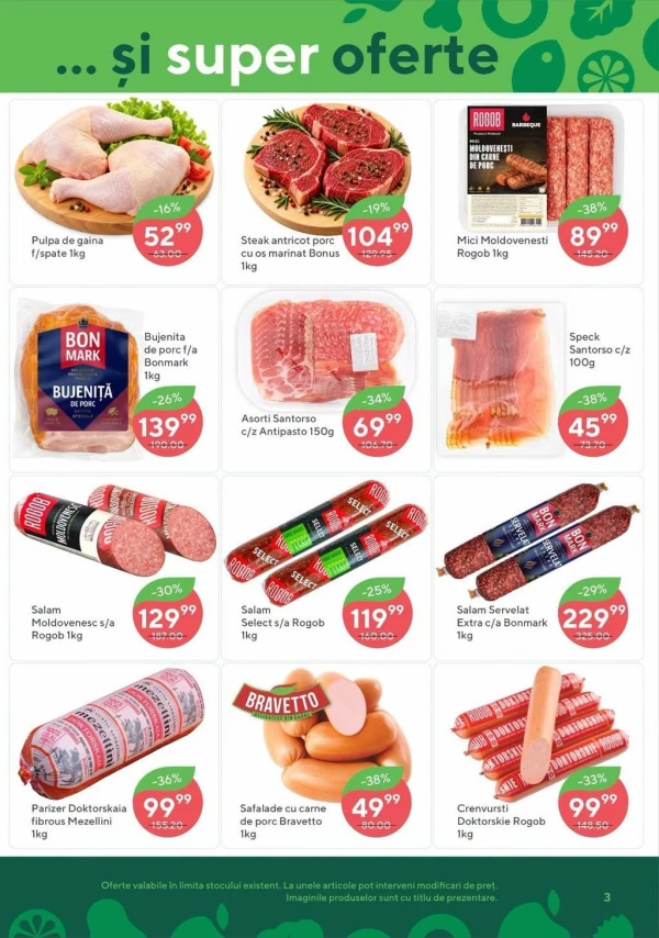Catalog Bonus - Catalogul cu reduceri, pagina 3: reduceri și oferte 22 octombrie – 4 noiembrie 2026