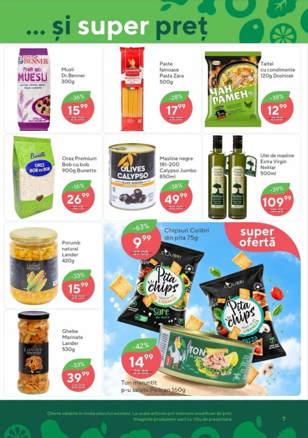 Catalog Bonus - Catalogul cu reduceri, pagina 7: reduceri și oferte 22 octombrie – 4 noiembrie 2026