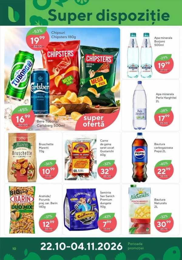Catalog Bonus - Catalogul cu reduceri, pagina 10: reduceri și oferte 22 octombrie – 4 noiembrie 2026
