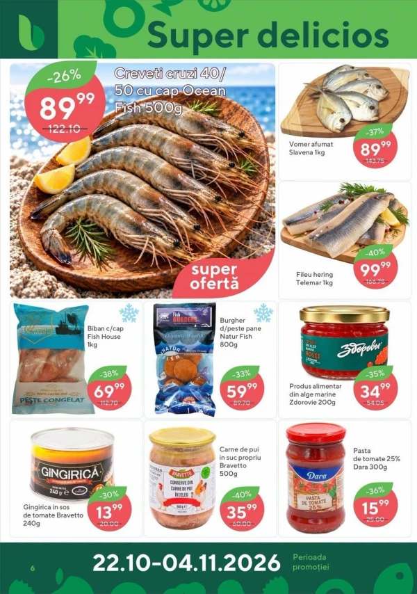 Catalog Bonus - Catalogul cu reduceri, pagina 6: reduceri și oferte 22 octombrie – 4 noiembrie 2026
