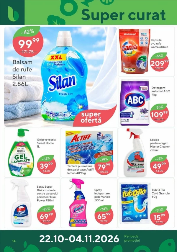 Catalog Bonus - Catalogul cu reduceri, pagina 14: reduceri și oferte 22 octombrie – 4 noiembrie 2026