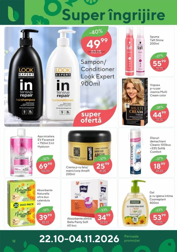 Catalog Bonus - Catalogul cu reduceri, pagina 12: reduceri și oferte 22 octombrie – 4 noiembrie 2026