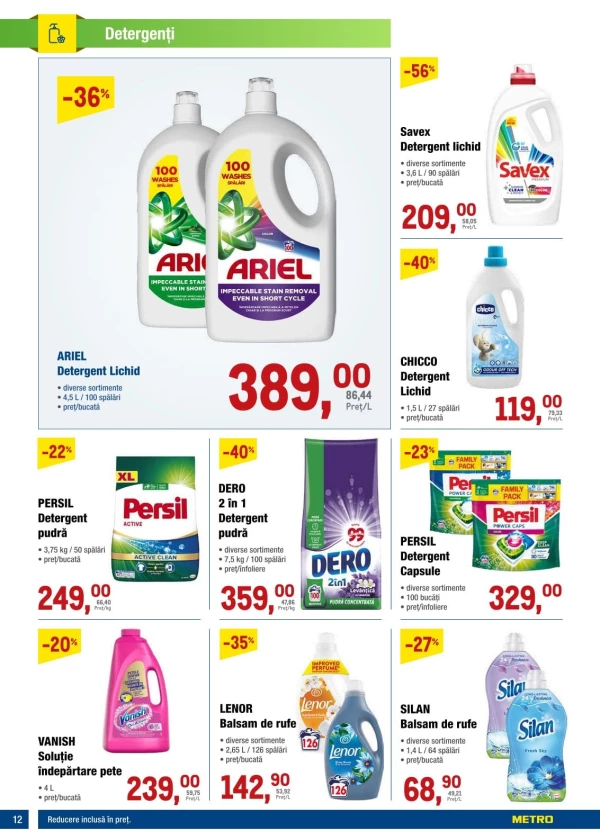 Catalog Metro - Catalogul cu reduceri, pagina 12: reduceri și oferte 29 octombrie – 11 noiembrie 2026