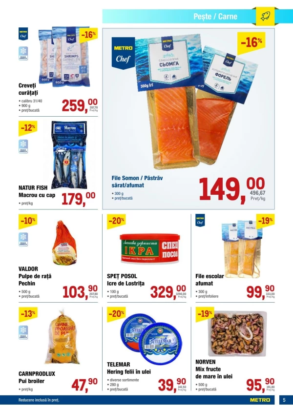 Catalog Metro - Catalogul cu reduceri, pagina 5: reduceri și oferte 29 octombrie – 11 noiembrie 2026
