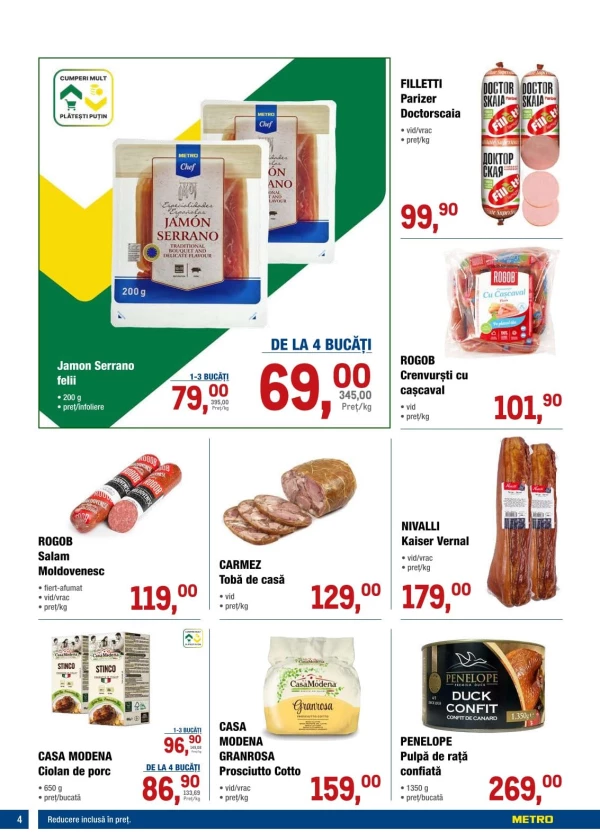 Catalog Metro - Catalogul cu reduceri, pagina 4: reduceri și oferte 29 octombrie – 11 noiembrie 2026
