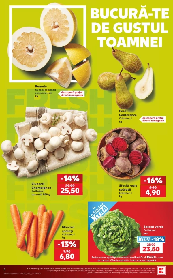 Каталог Kaufland - Каталог скидок, страница 4: скидки и акции 29 октября – 4 ноября 2026