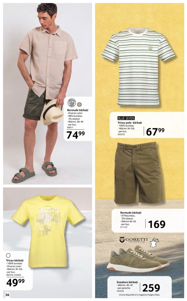 Каталог Selgros - Каталог Moda de vara, страница 36: скидки и акции 15 мая - 11 июня 2026
