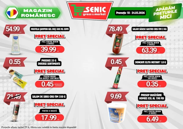Catalog Senic - Catalogul cu reduceri, pagina 3: reduceri și oferte 18 - 24 mai 2026
