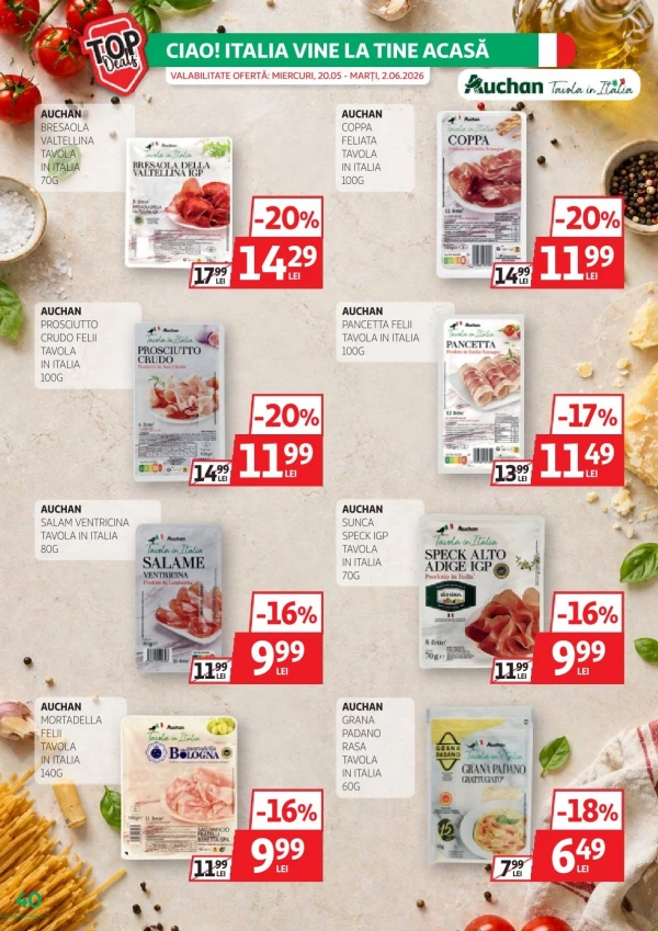Каталог Auchan - Каталог скидок, страница 40: скидки и акции 20 мая - 02 июня 2026