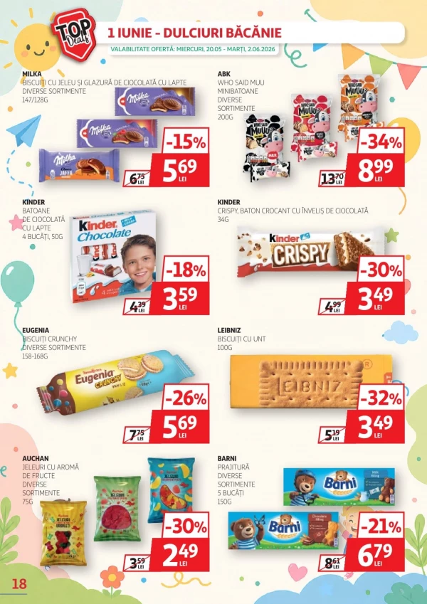 Каталог Auchan - Каталог скидок, страница 18: скидки и акции 20 мая - 02 июня 2026