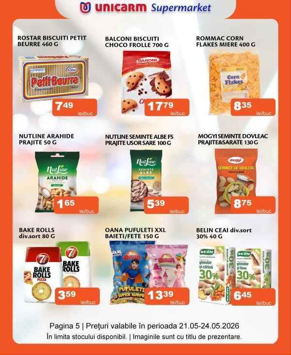 Catalog Unicarm - Catalogul cu reduceri, pagina 5: reduceri și oferte 21 - 24 mai 2026