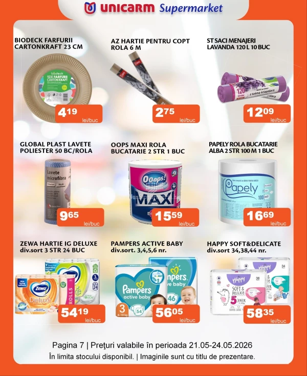 Catalog Unicarm - Catalogul cu reduceri, pagina 7: reduceri și oferte 21 - 24 mai 2026