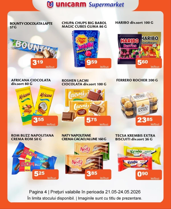 Catalog Unicarm - Catalogul cu reduceri, pagina 4: reduceri și oferte 21 - 24 mai 2026