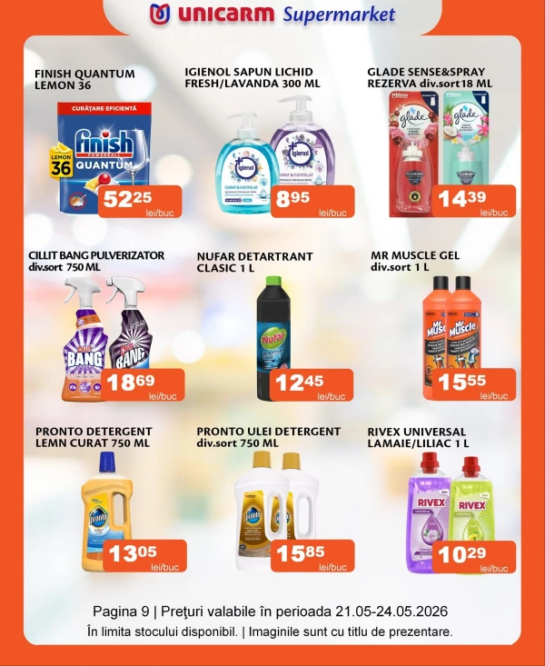 Catalog Unicarm - Catalogul cu reduceri, pagina 9: reduceri și oferte 21 - 24 mai 2026