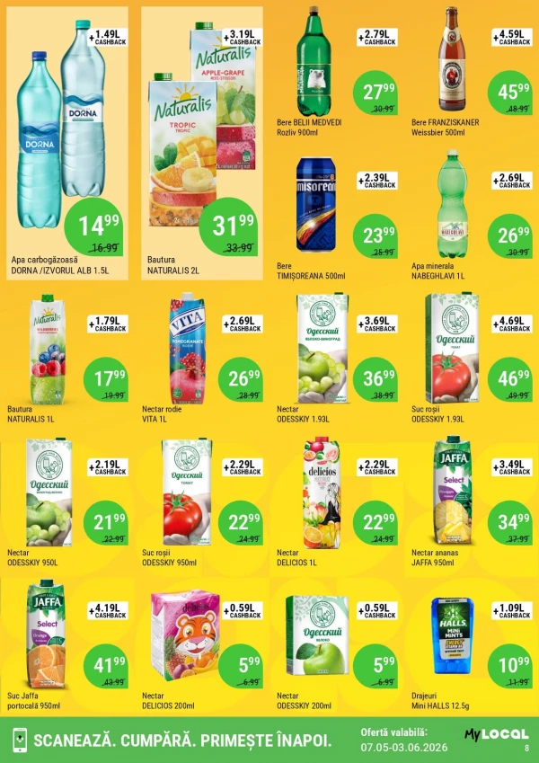Каталог Local Discounter - Cashback каталог, сторінка 8: знижки та акції 07 травня - 03 червня 2026