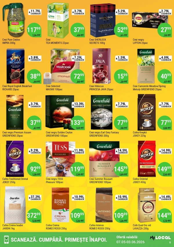 Каталог Local Discounter - Cashback каталог, сторінка 6: знижки та акції 07 травня - 03 червня 2026
