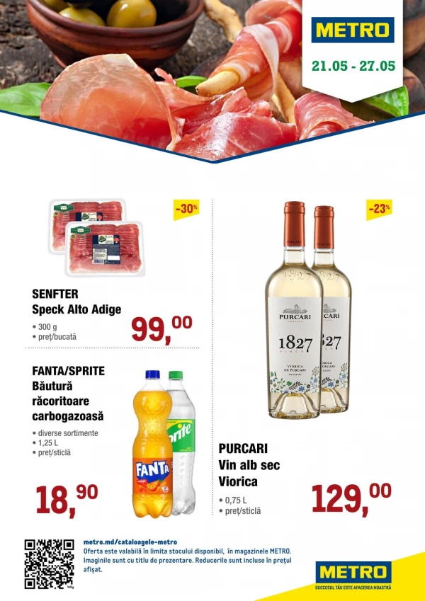 Каталог Metro - Щотижневі пропозиції на свіжі продукти, сторінка 4: знижки та акції 21 - 27 травня 2026