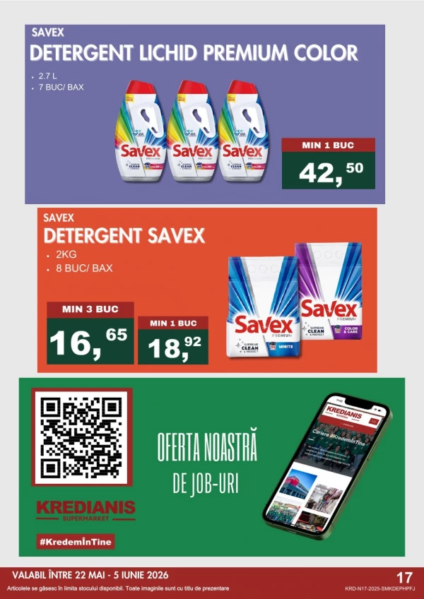 Catalog Kredianis - Catalogul cu reduceri, pagina 18: reduceri și oferte 22 mai - 05 iunie 2026