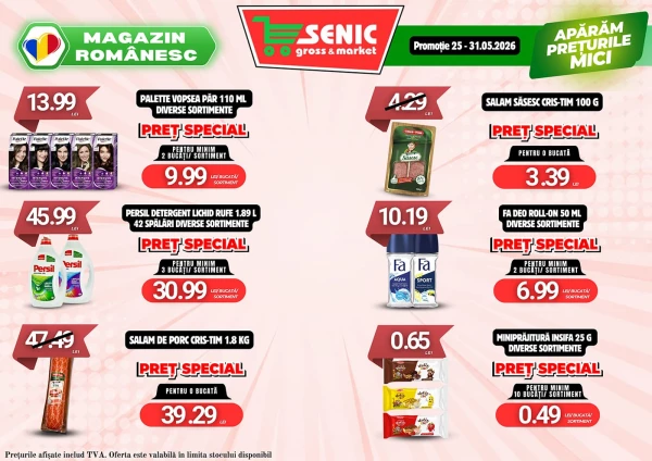 Catalog Senic - Catalogul cu reduceri, pagina 3: reduceri și oferte 25 - 31 mai 2026