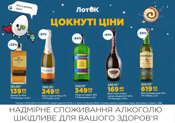 Каталог ЛотОК - Каталог знижок, сторінка 13: знижки та акції 25 травня - 07 червня 2026