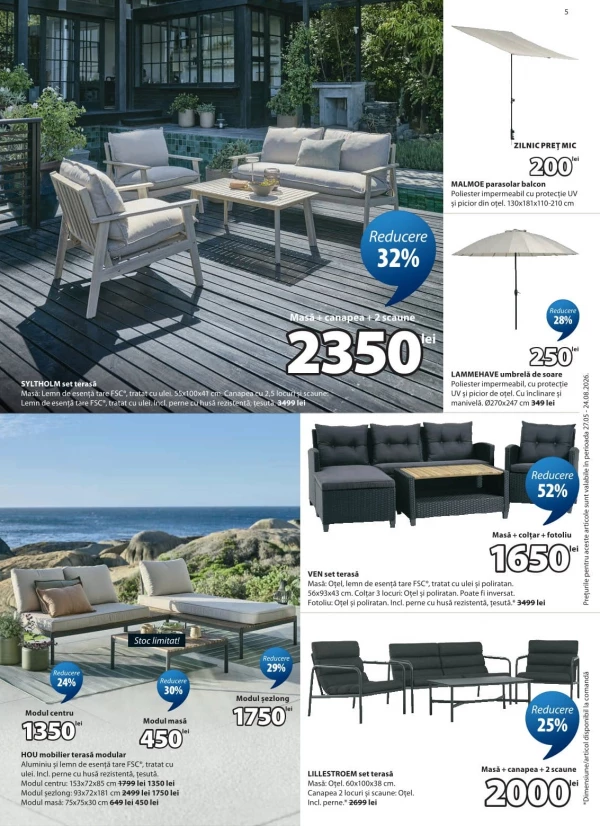 Catalog JYSK - Catalogul cu reduceri, pagina 5: reduceri și oferte 27 mai - 25 iunie 2026