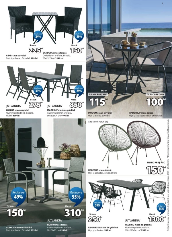 Catalog JYSK - Catalogul cu reduceri, pagina 3: reduceri și oferte 27 mai - 25 iunie 2026