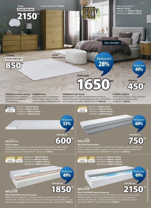 Catalog JYSK - Catalogul cu reduceri, pagina 9: reduceri și oferte 27 mai - 25 iunie 2026