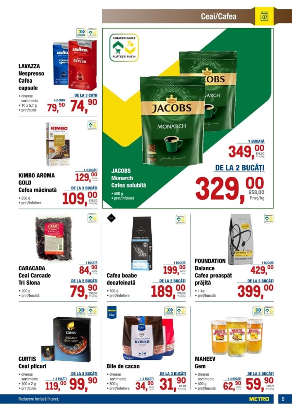 Catalog Metro - Catalogul cu reduceri, pagina 9: reduceri și oferte 28 mai - 10 iunie 2026