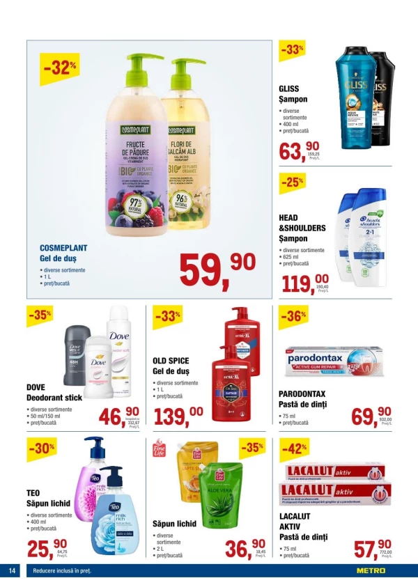 Catalog Metro - Catalogul cu reduceri, pagina 14: reduceri și oferte 28 mai - 10 iunie 2026