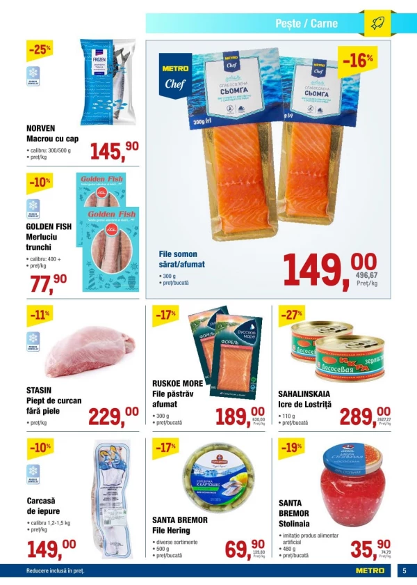Catalog Metro - Catalogul cu reduceri, pagina 5: reduceri și oferte 28 mai - 10 iunie 2026