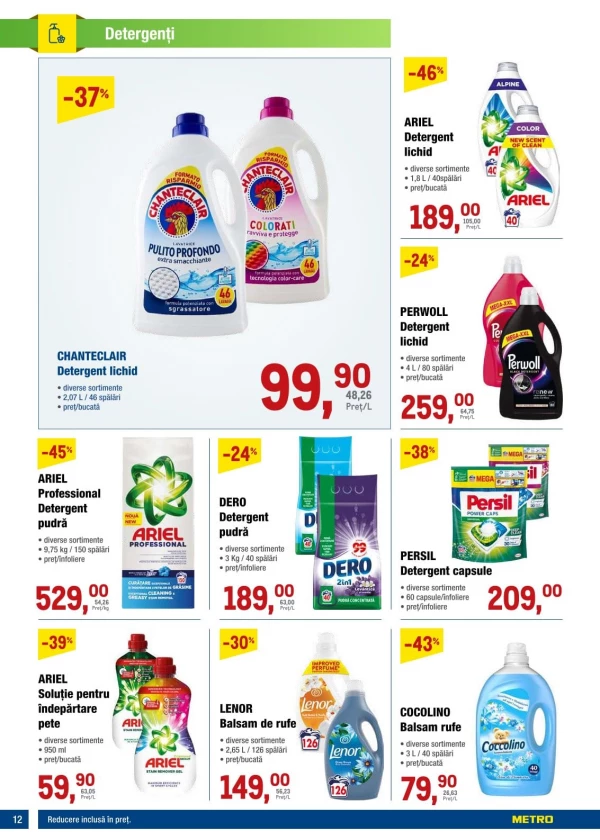 Catalog Metro - Catalogul cu reduceri, pagina 12: reduceri și oferte 28 mai - 10 iunie 2026