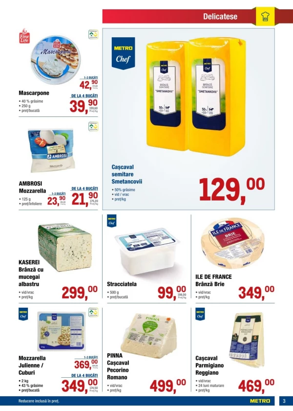 Catalog Metro - Catalogul cu reduceri, pagina 3: reduceri și oferte 28 mai - 10 iunie 2026