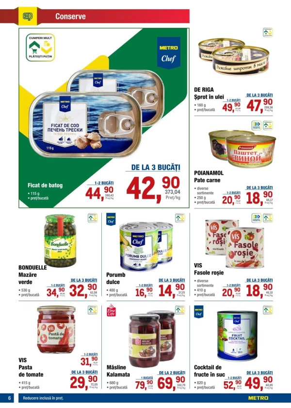 Catalog Metro - Catalogul cu reduceri, pagina 6: reduceri și oferte 28 mai - 10 iunie 2026