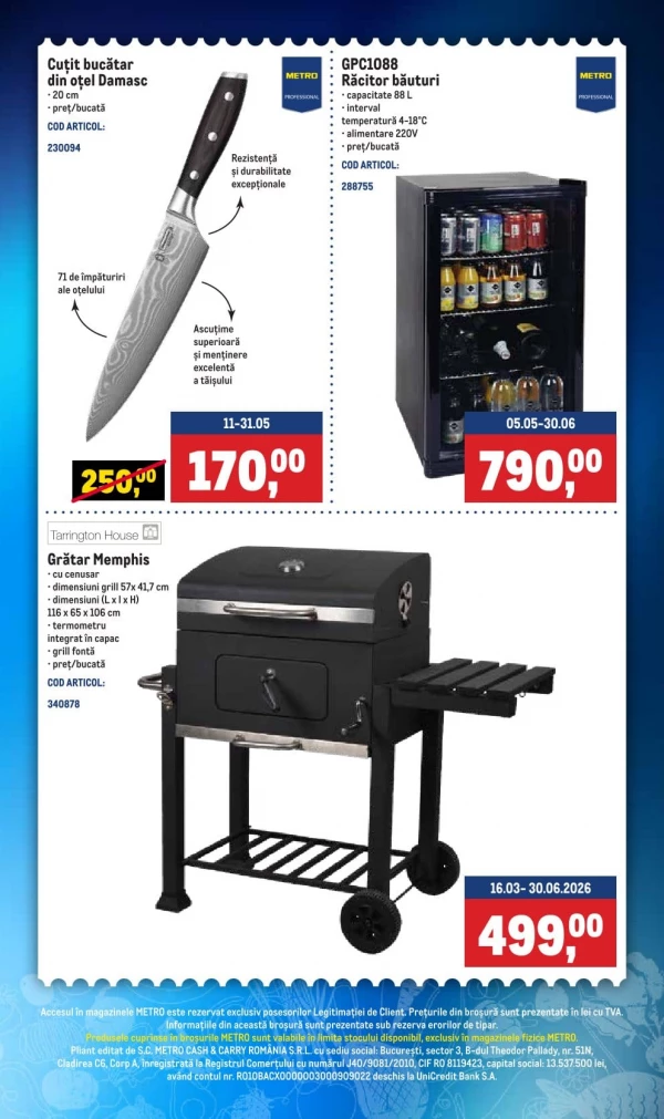 Catalog Metro - Catalogul cu reduceri, pagina 5: reduceri și oferte 25 - 31 mai 2026
