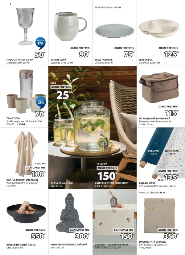 Catalog Jysk - Catalogul cu reduceri, pagina 8: reduceri și oferte 28 mai - 01 iulie 2026