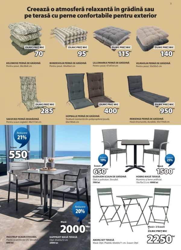 Catalog Jysk - Catalogul cu reduceri, pagina 3: reduceri și oferte 28 mai - 01 iulie 2026