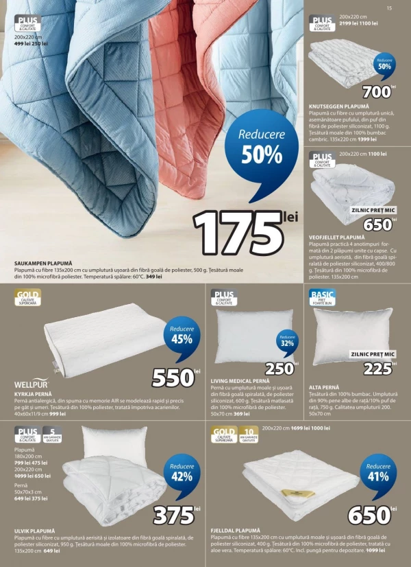 Catalog Jysk - Catalogul cu reduceri, pagina 15: reduceri și oferte 28 mai - 01 iulie 2026