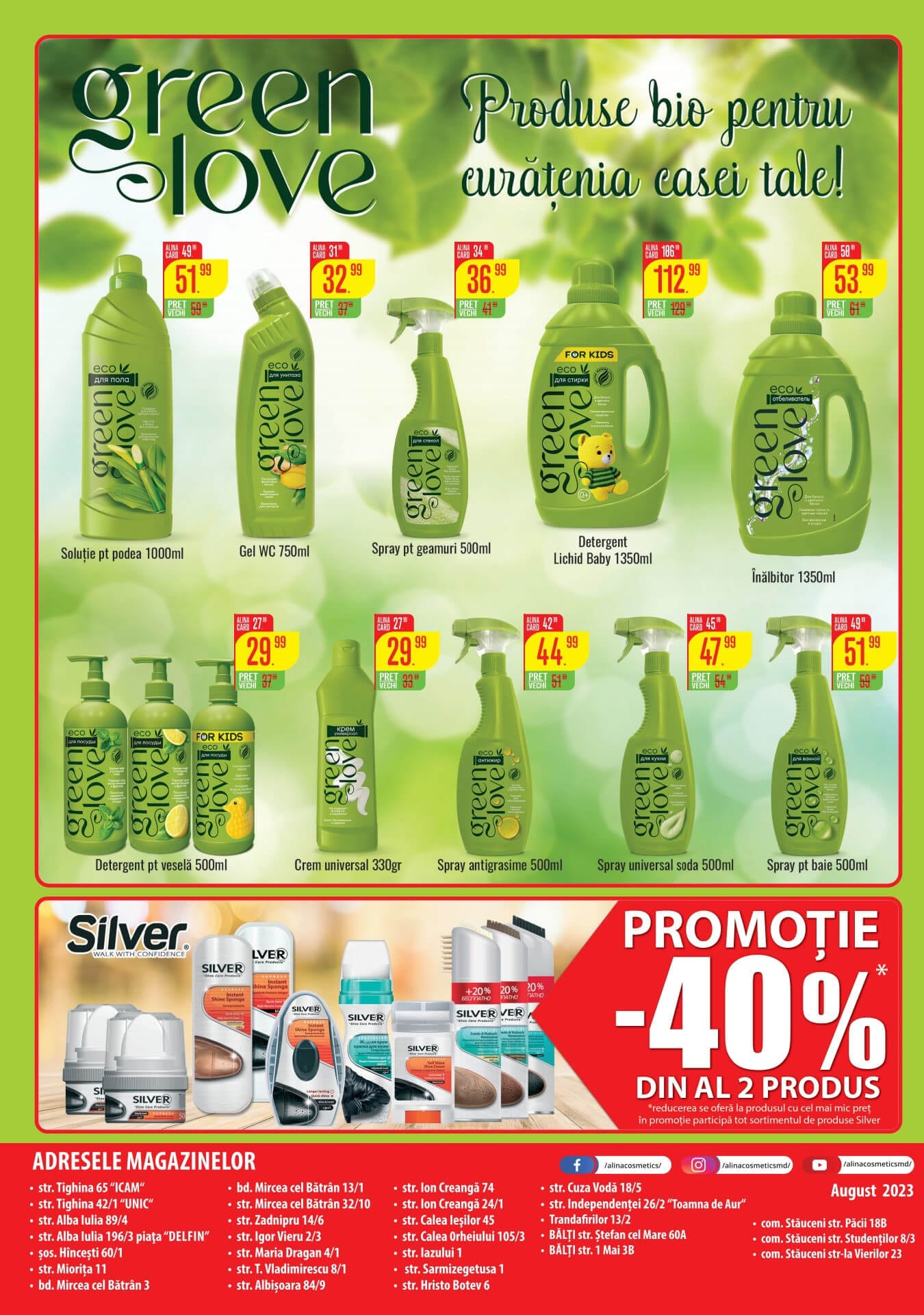 Alina Cosmetics catalog cu reduceri 31 July 27 August 2023