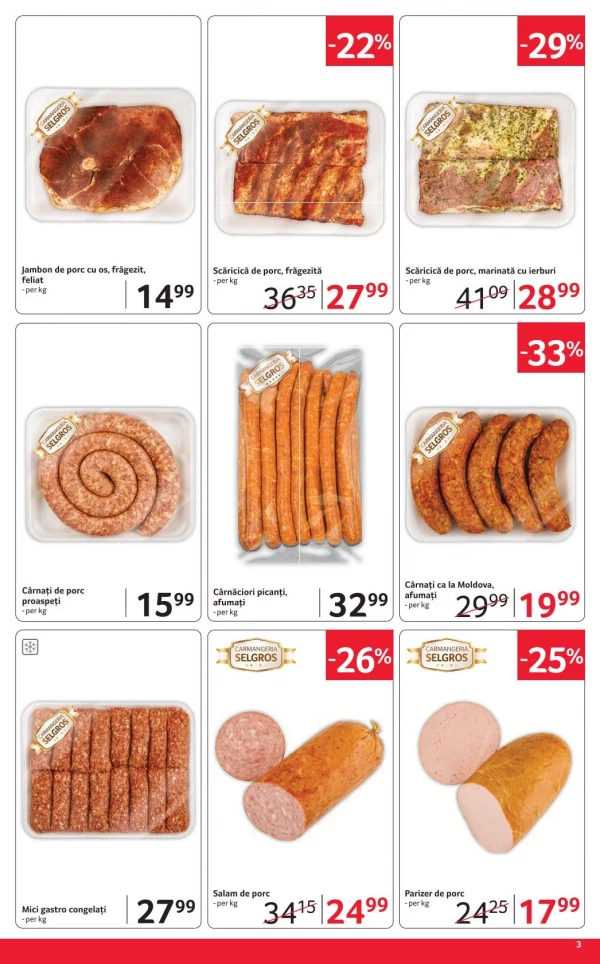 Каталог Selgros - Каталог Magazine mici, страница 3: скидки и акции 29 мая - 11 июня 2026