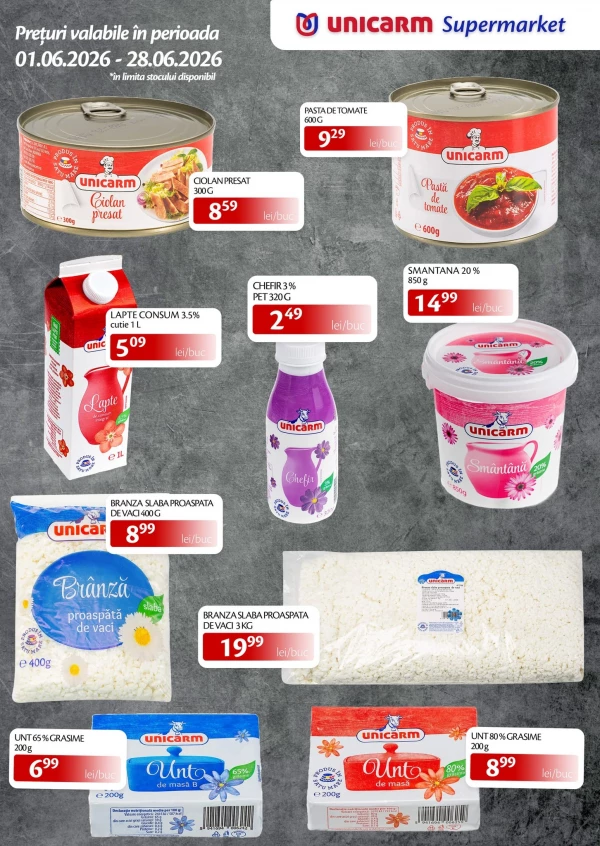 Catalog Unicarm - Catalogul cu reduceri, pagina 3: reduceri și oferte 01 - 28 iunie 2026