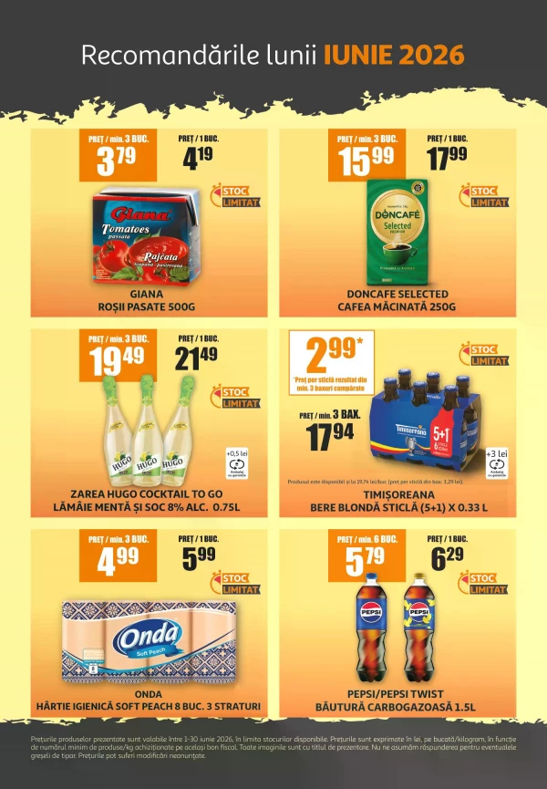 Catalog ATAC - Catalogul cu reduceri, pagina 4: reduceri și oferte 01 - 30 iunie 2026