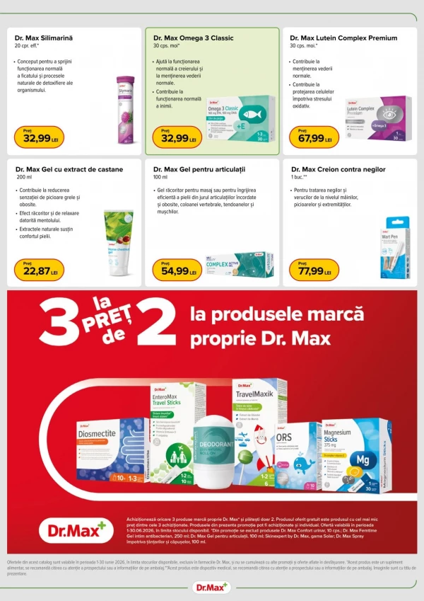 Catalog DrMax - Catalogul cu reduceri, pagina 5: reduceri și oferte 01 - 30 iunie 2026