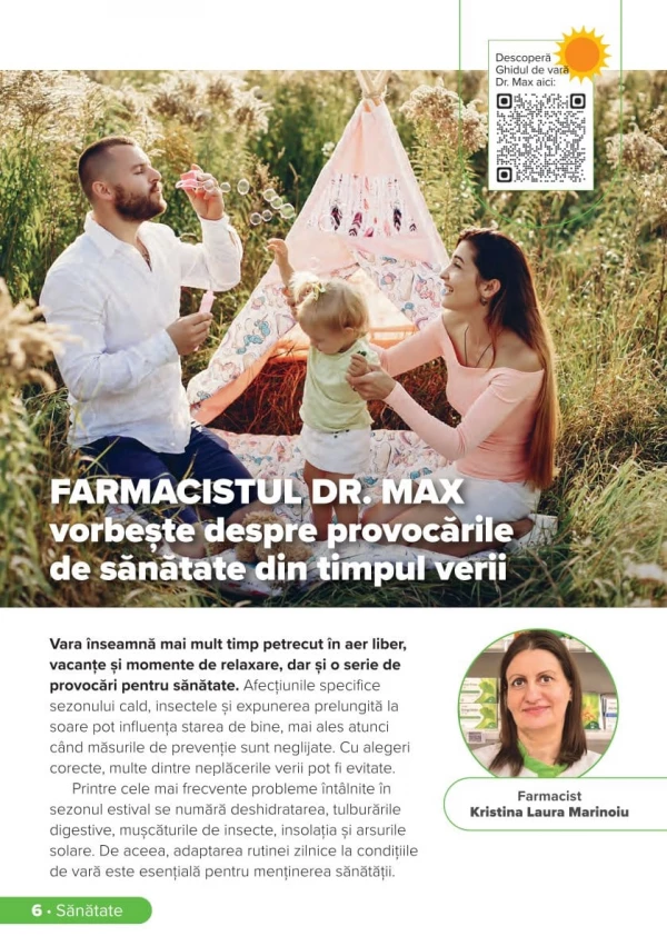 Catalog DrMax - Revista DrMax, pagina 6: reduceri și oferte 01 iunie - 31 august 2026