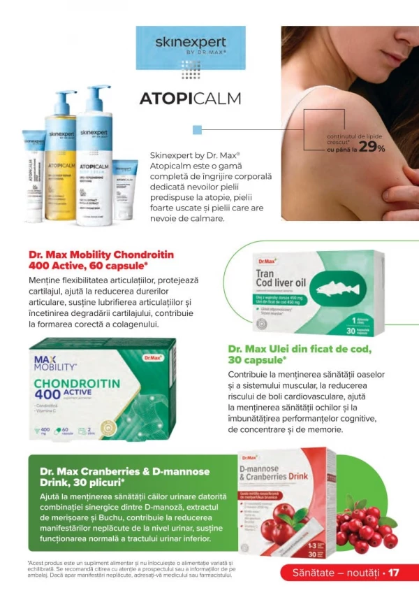 Catalog DrMax - Revista DrMax, pagina 17: reduceri și oferte 01 iunie - 31 august 2026