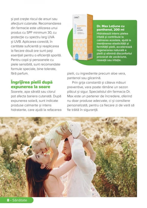 Catalog DrMax - Revista DrMax, pagina 8: reduceri și oferte 01 iunie - 31 august 2026