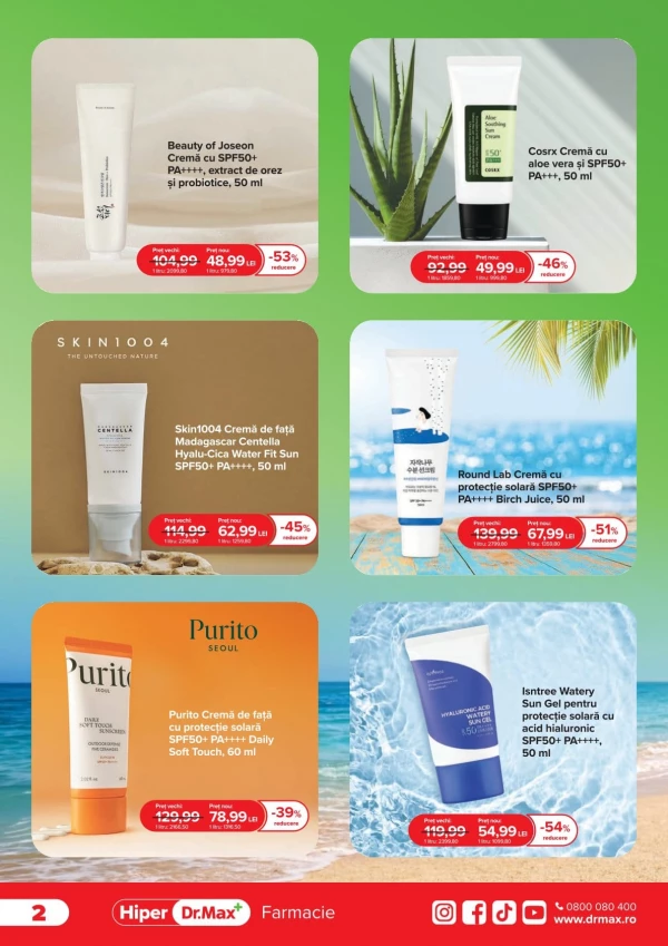 Catalog DrMax - Catalogul cu reduceri, pagina 2: reduceri și oferte 01 - 30 iunie 2026