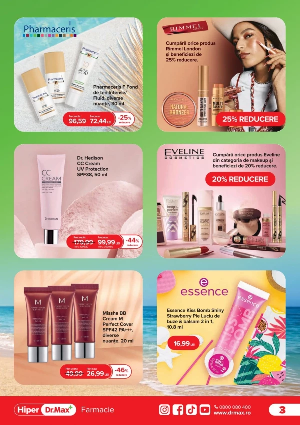 Catalog DrMax - Catalogul cu reduceri, pagina 3: reduceri și oferte 01 - 30 iunie 2026